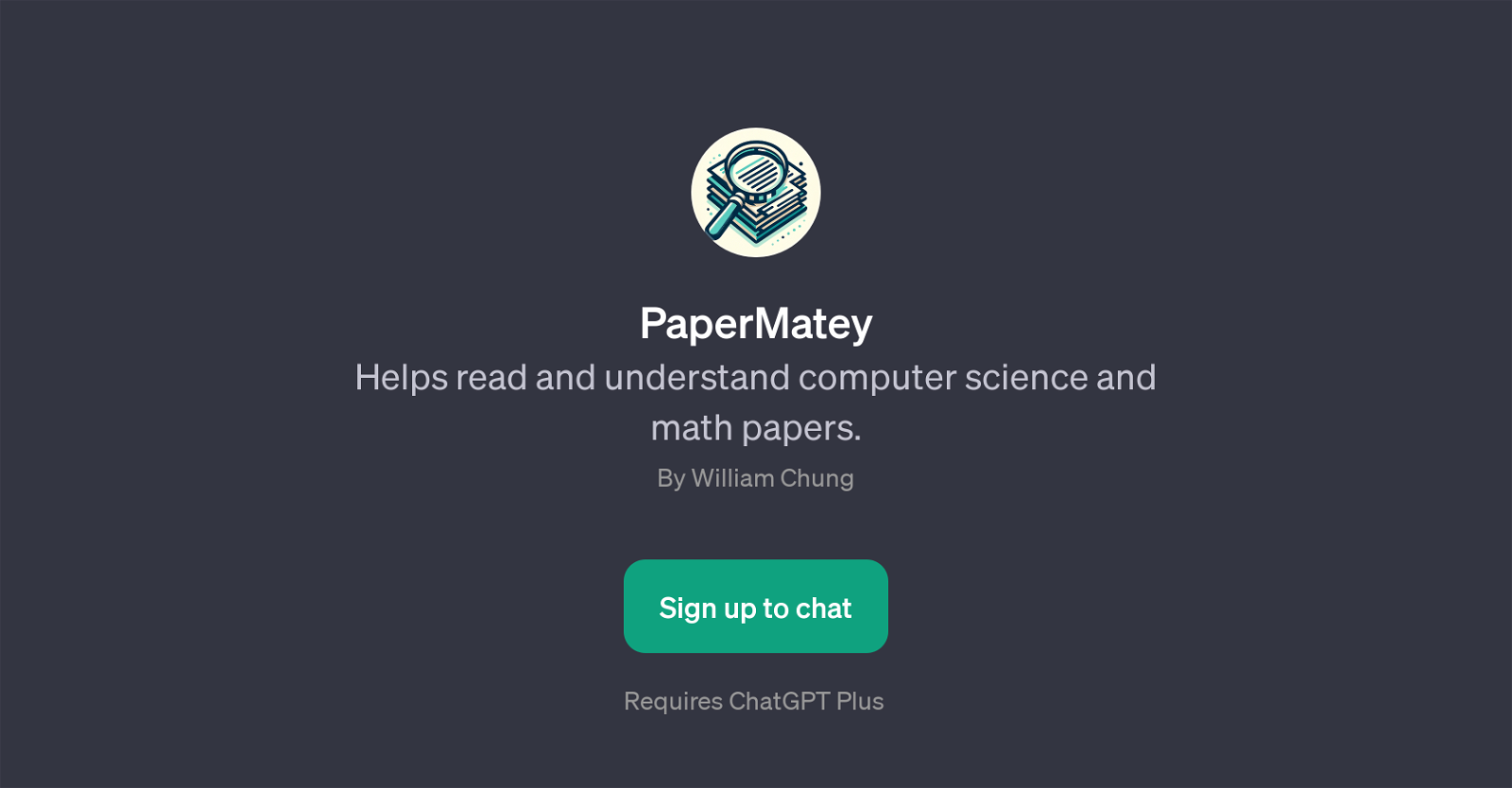 PaperMatey website