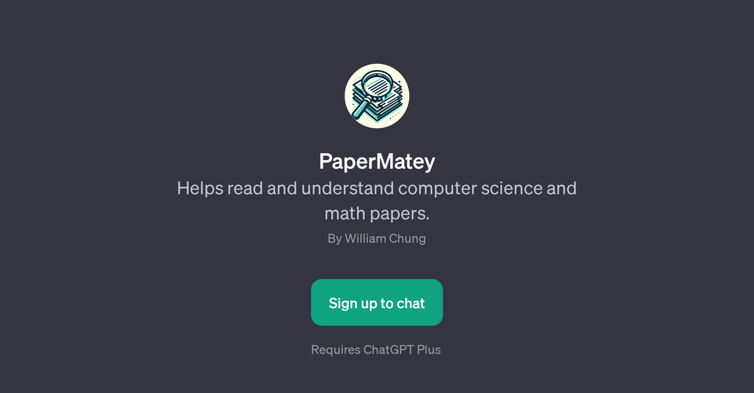 PaperMatey website