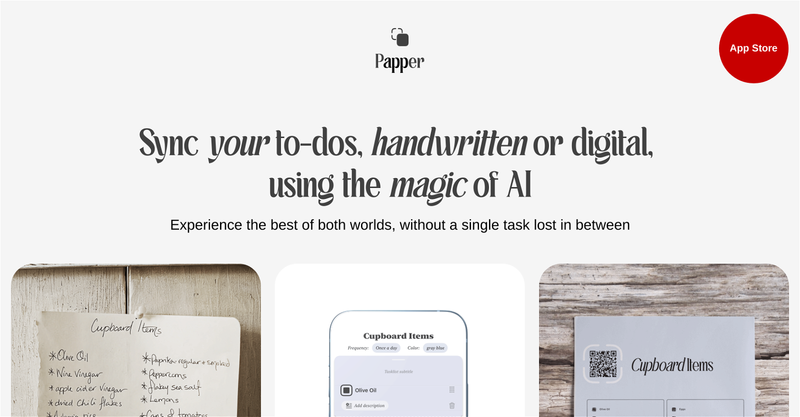 Papper website