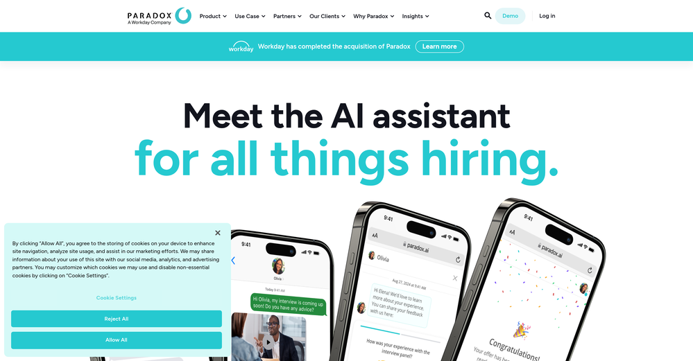 Paradox AI website