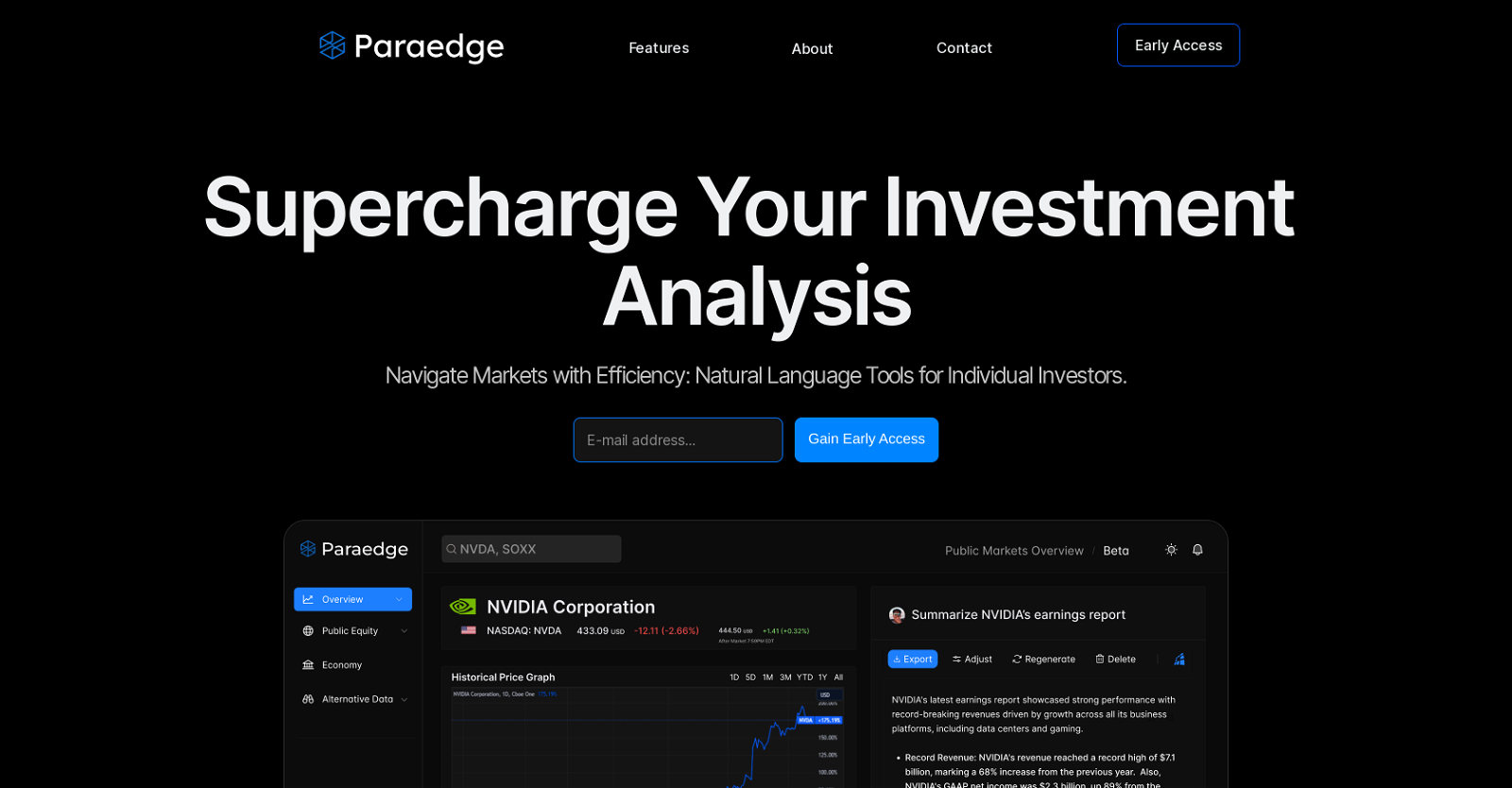 Paraedge website