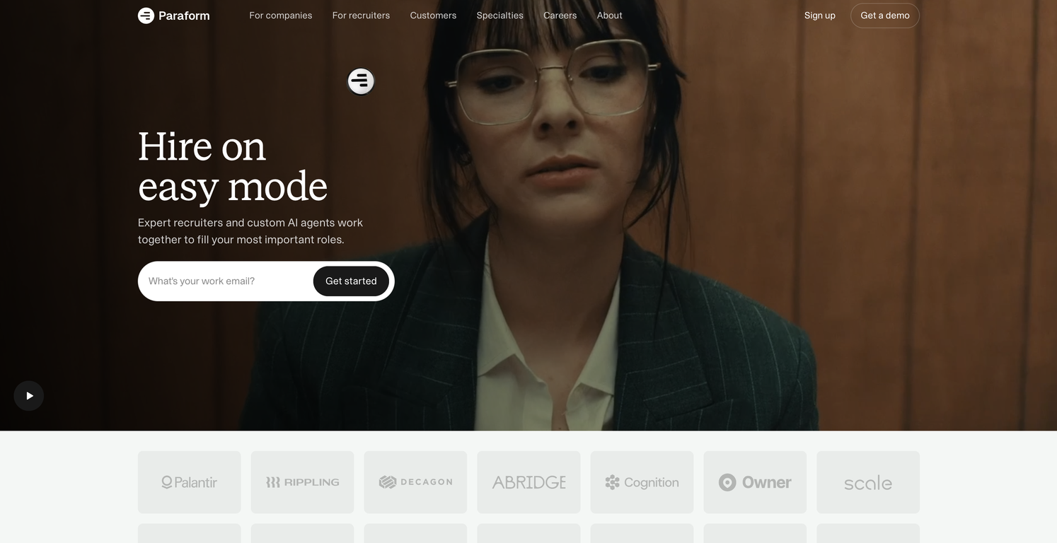 Paraform website