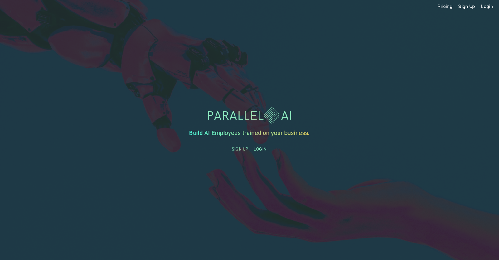 Parallel AI website