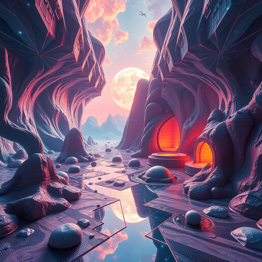 Parallel Dimensions Surreal Compositions - (Free, No Signup AI Tool)