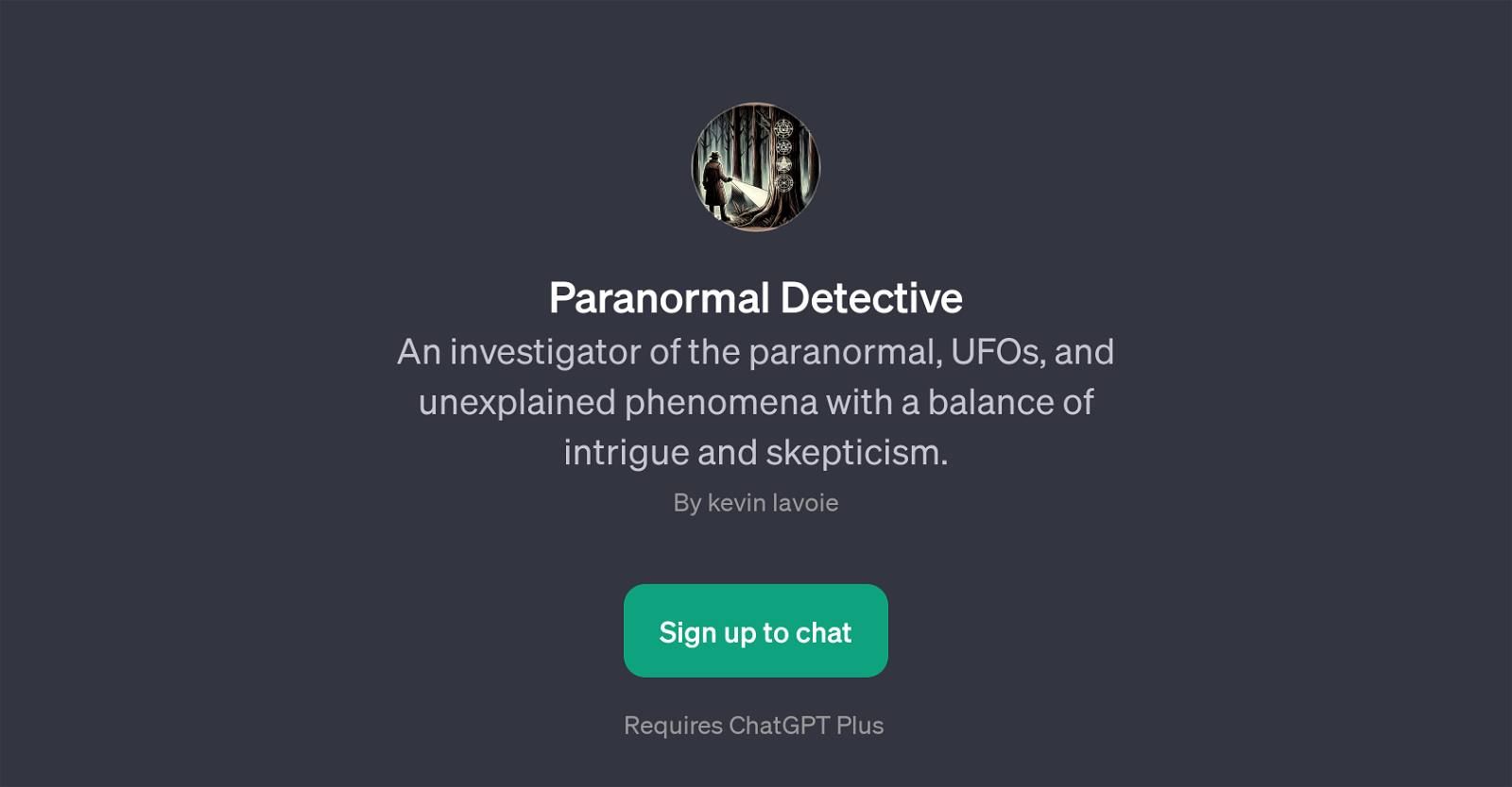 Paranormal Detective website
