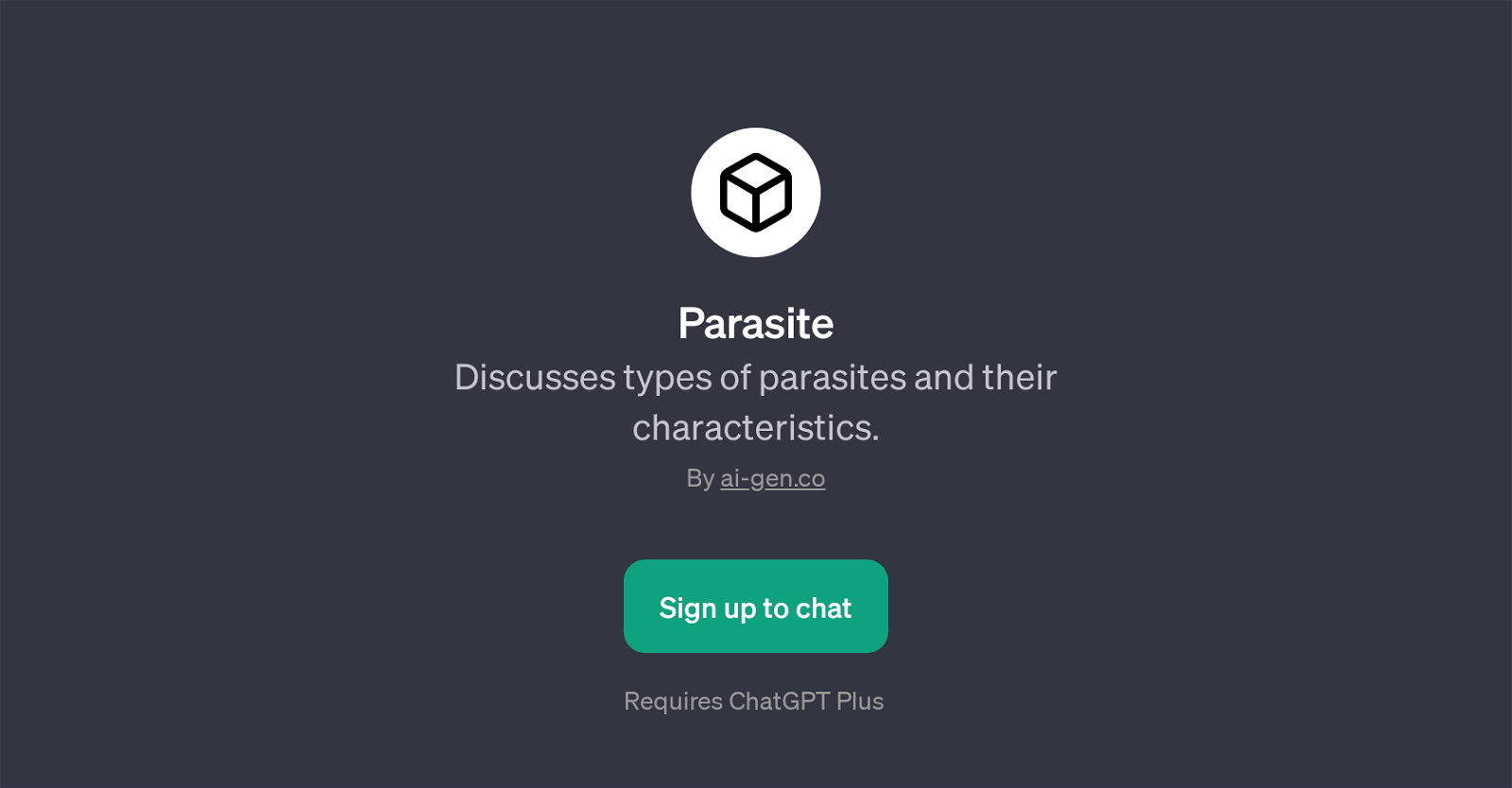 Parasite website