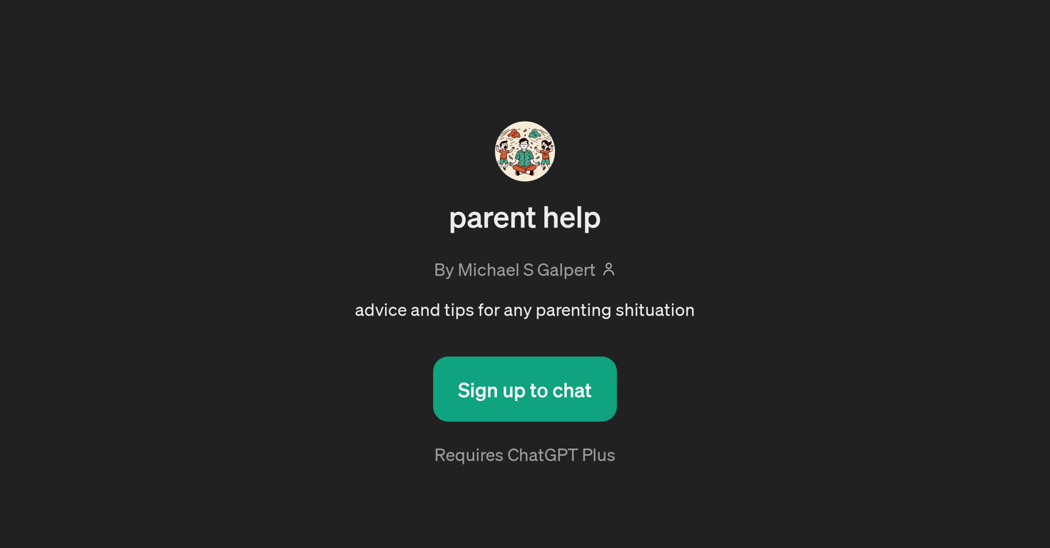 Parent Help GPT website
