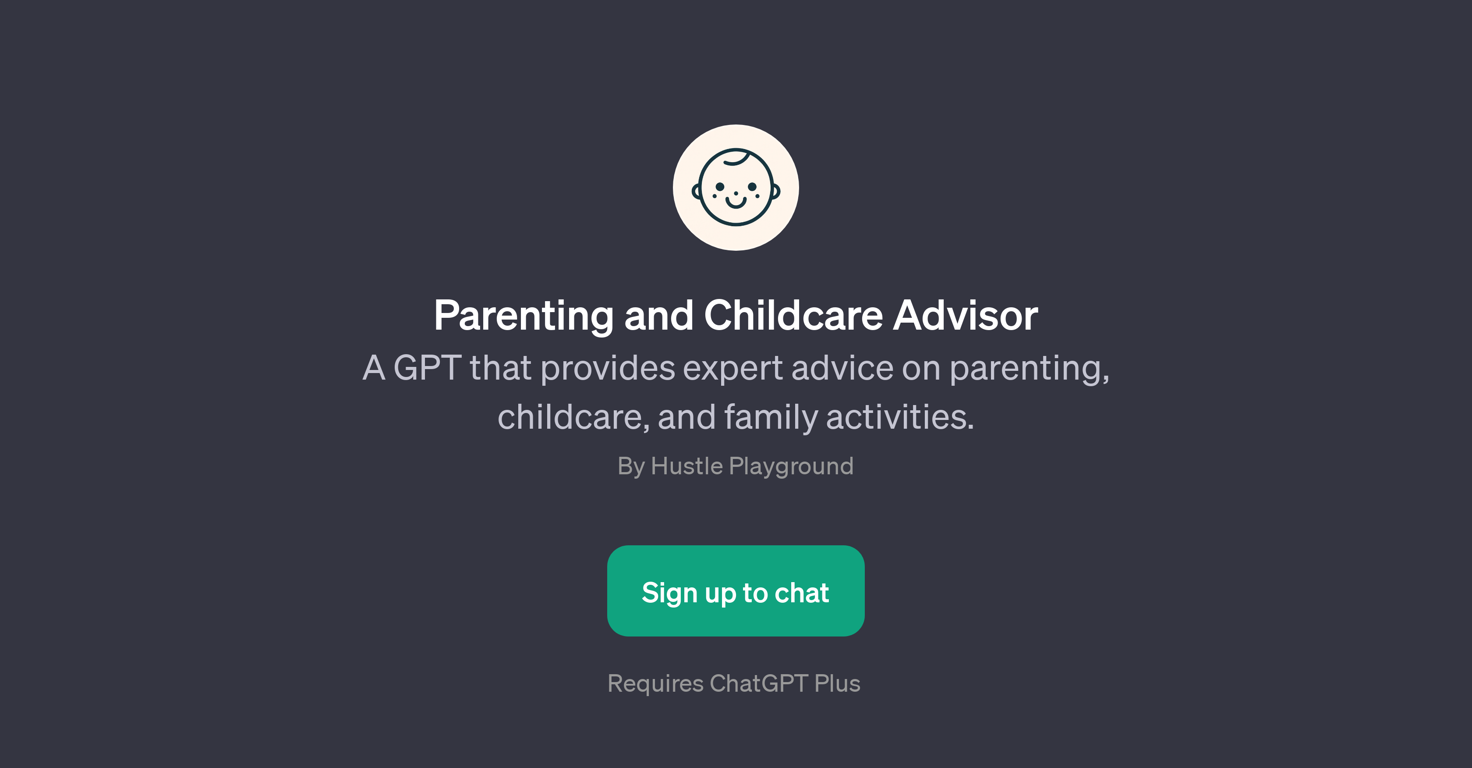 Parenting and Childcare Advisor website