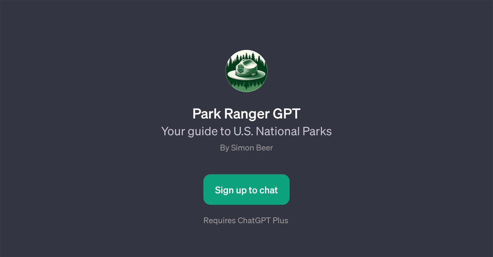 Park Ranger GPT website