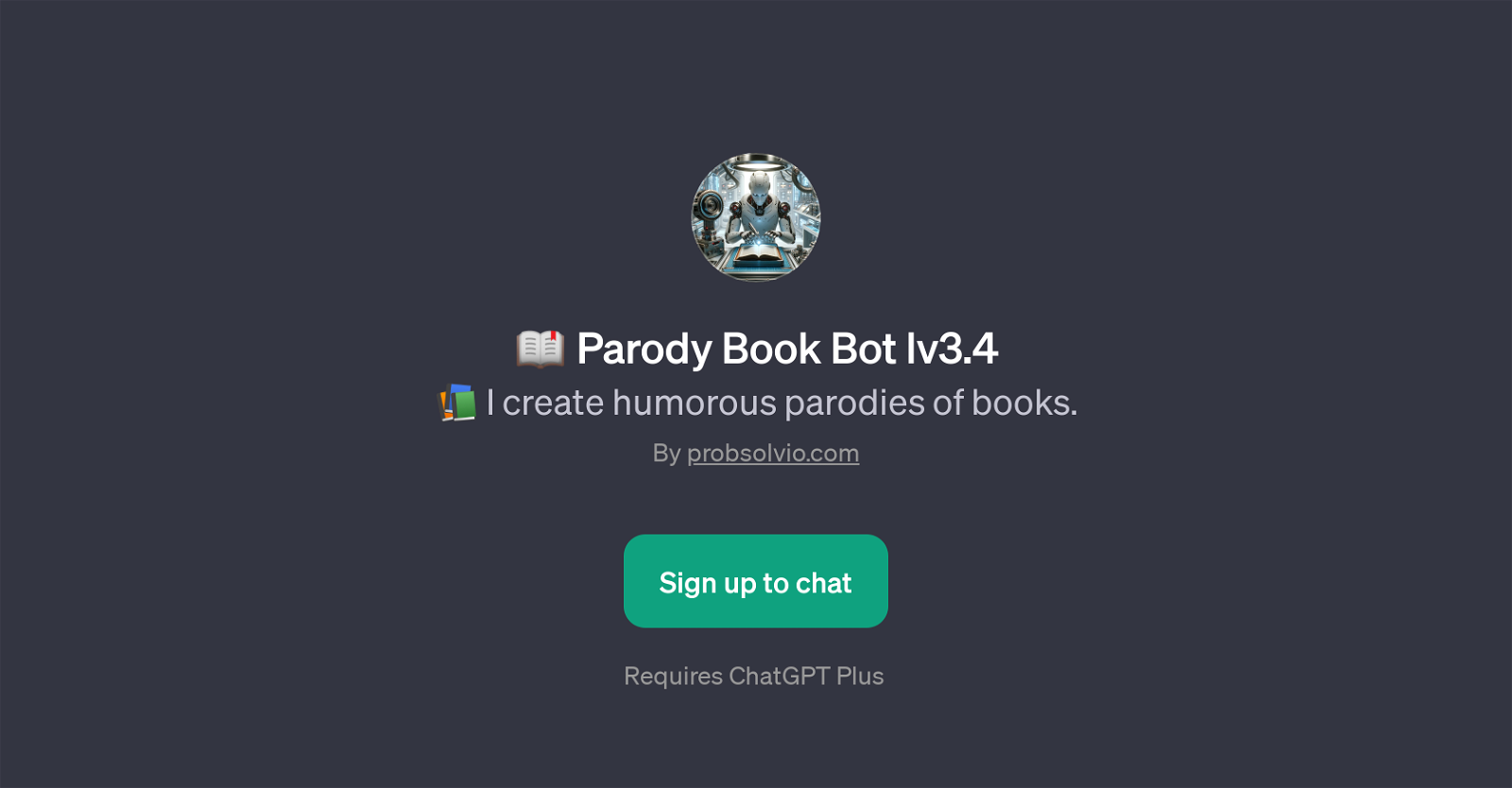 Parody Book Bot lv3.4 website