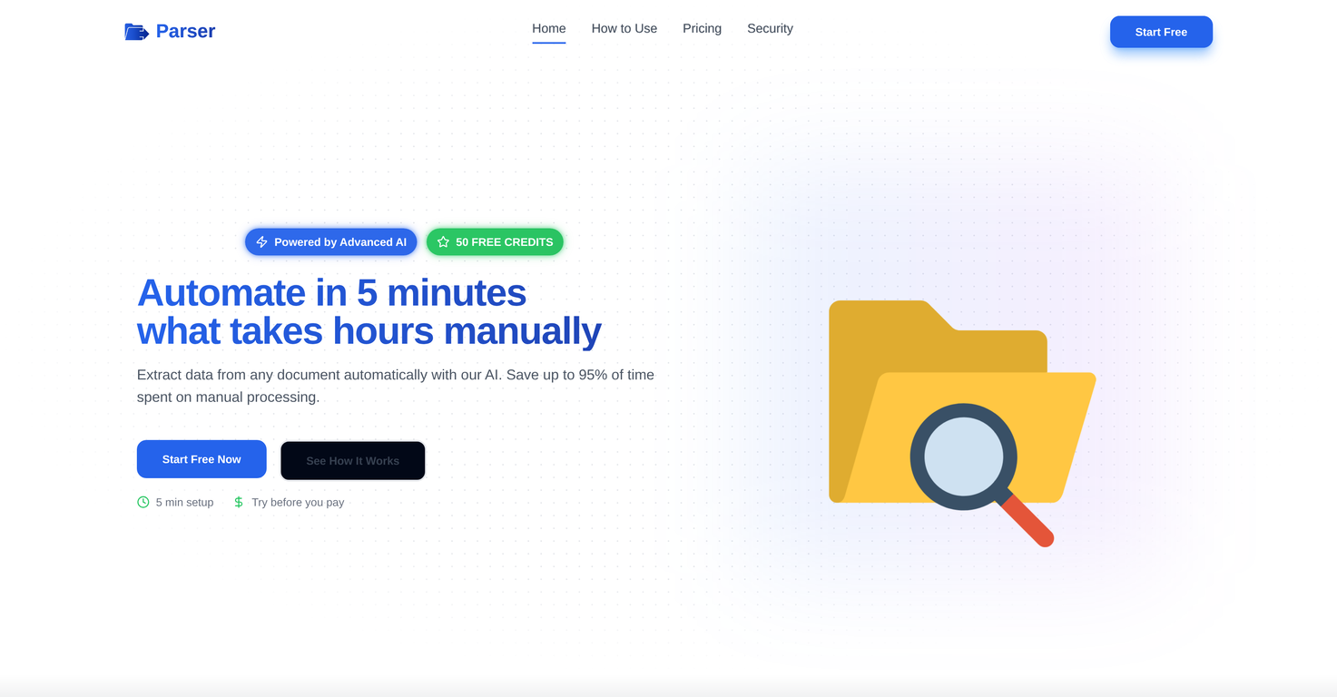 Parser by Bix-Tech website