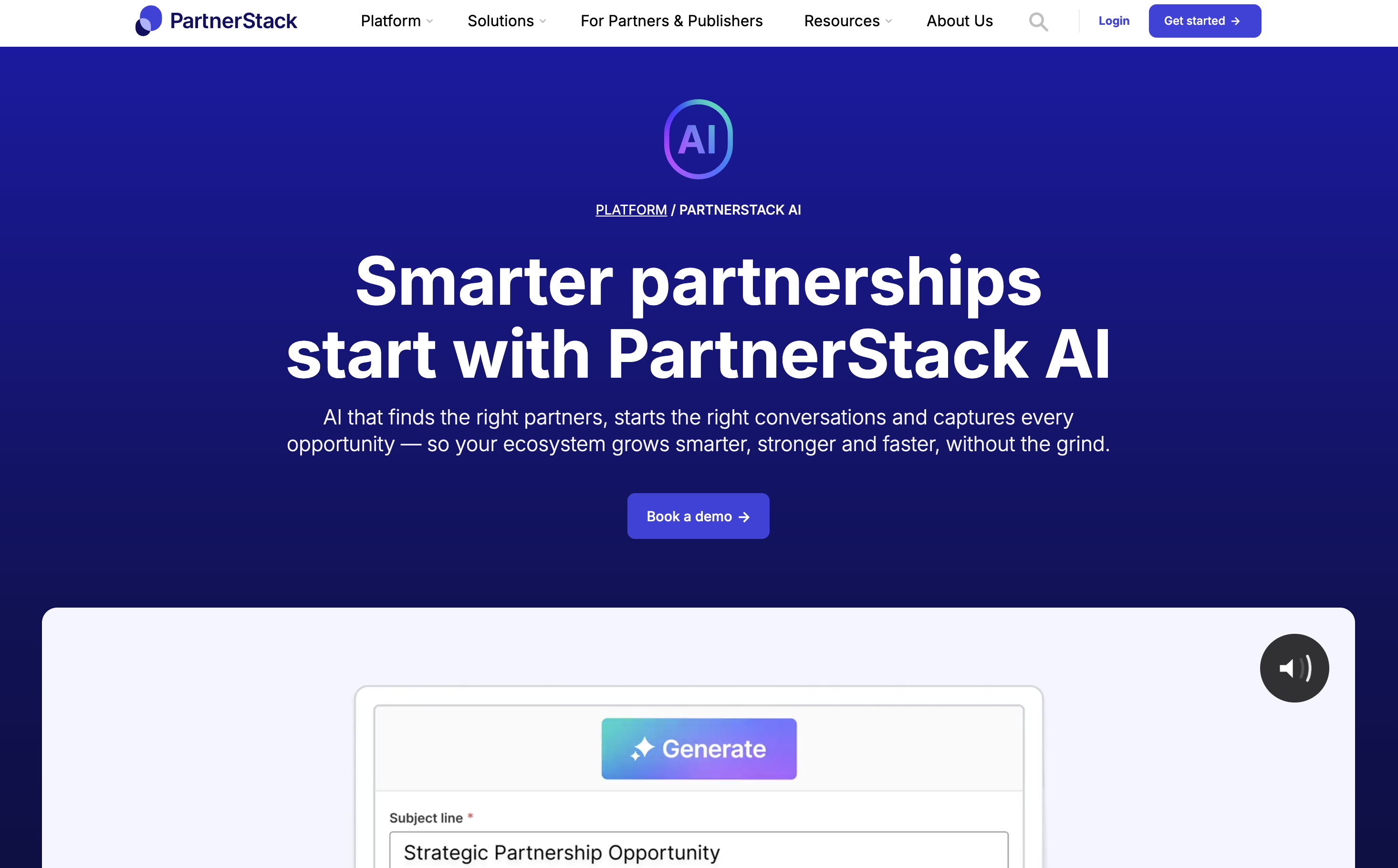 PartnerStack AI - Partnership management - TAAFT