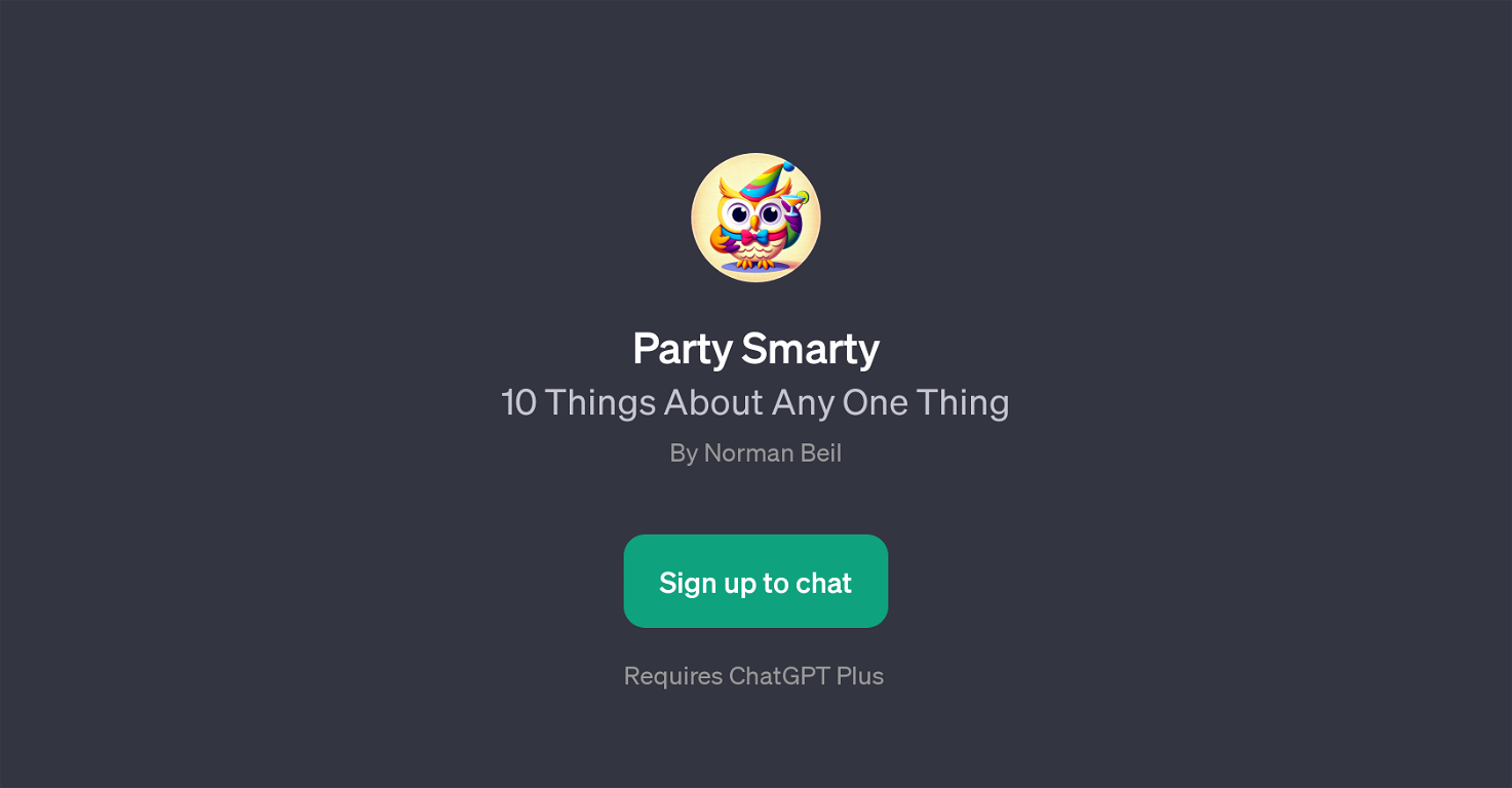 Party Smarty website