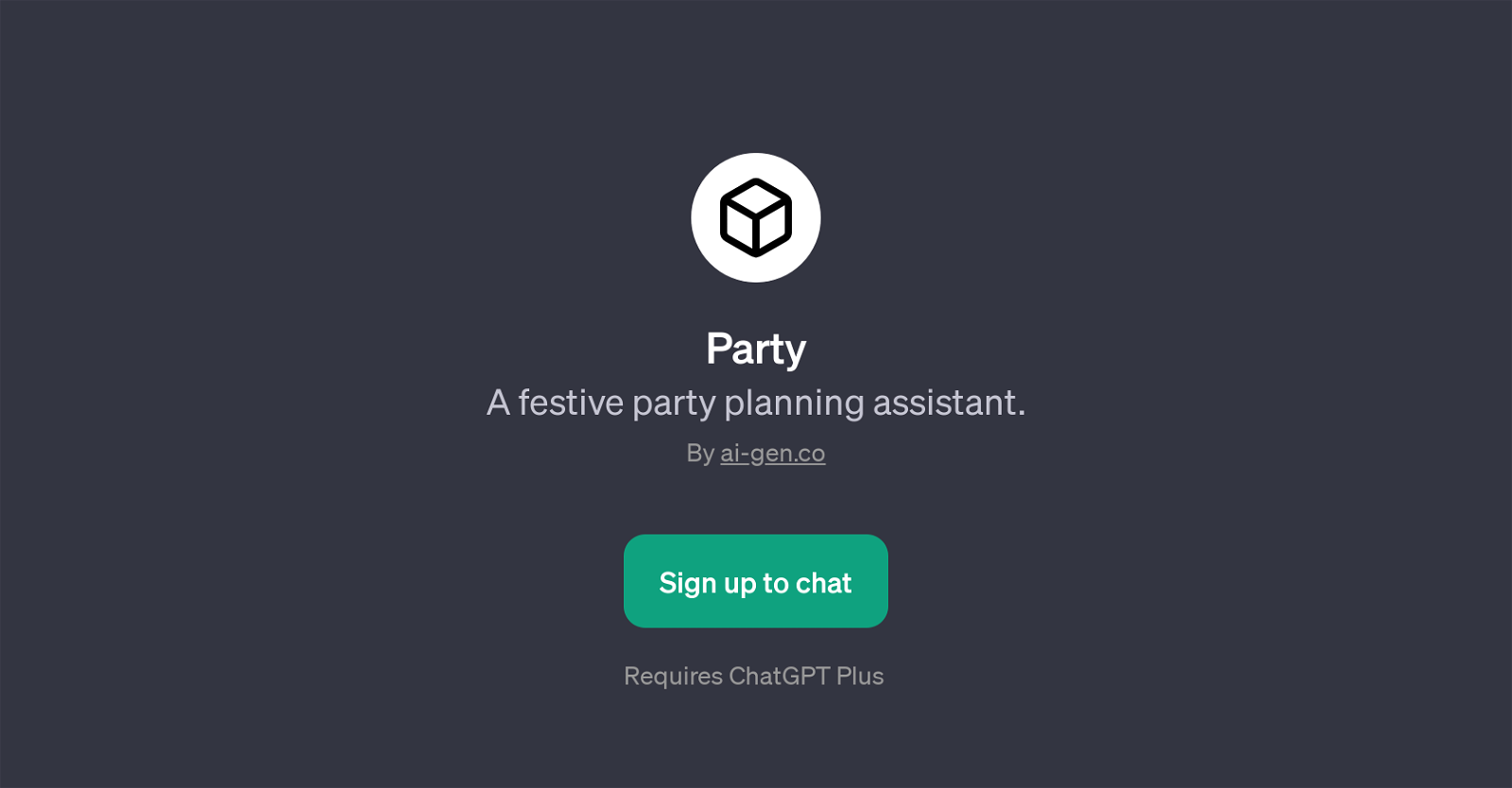 Party website