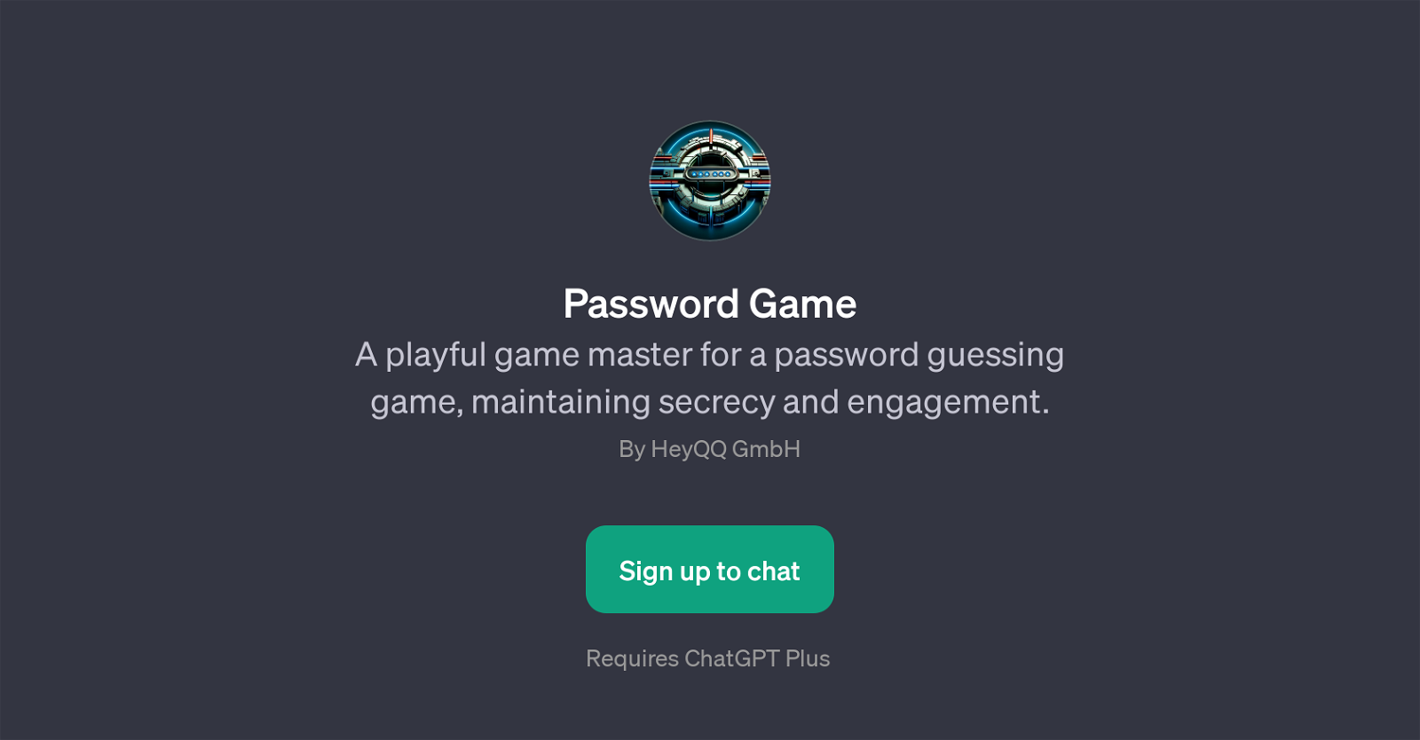 Password Game website