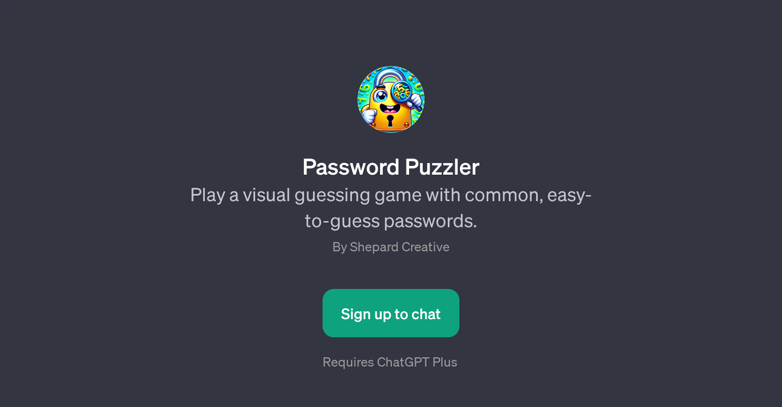Password Puzzler website