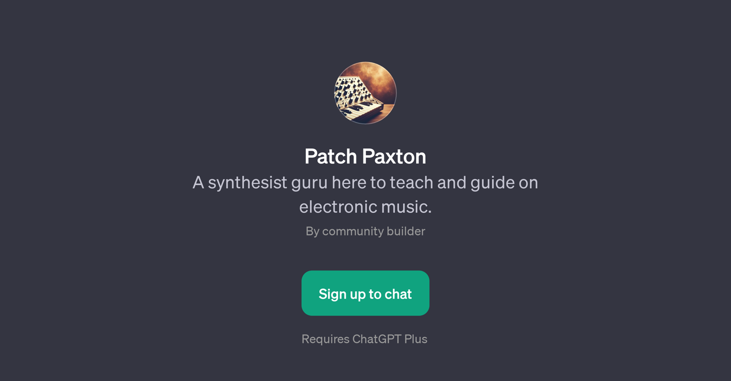 Patch Paxton website