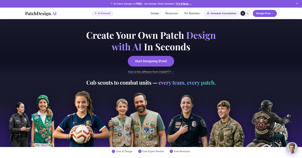 PatchDesign.AI website