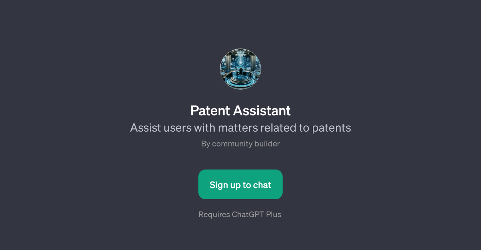 Patent Assistant website