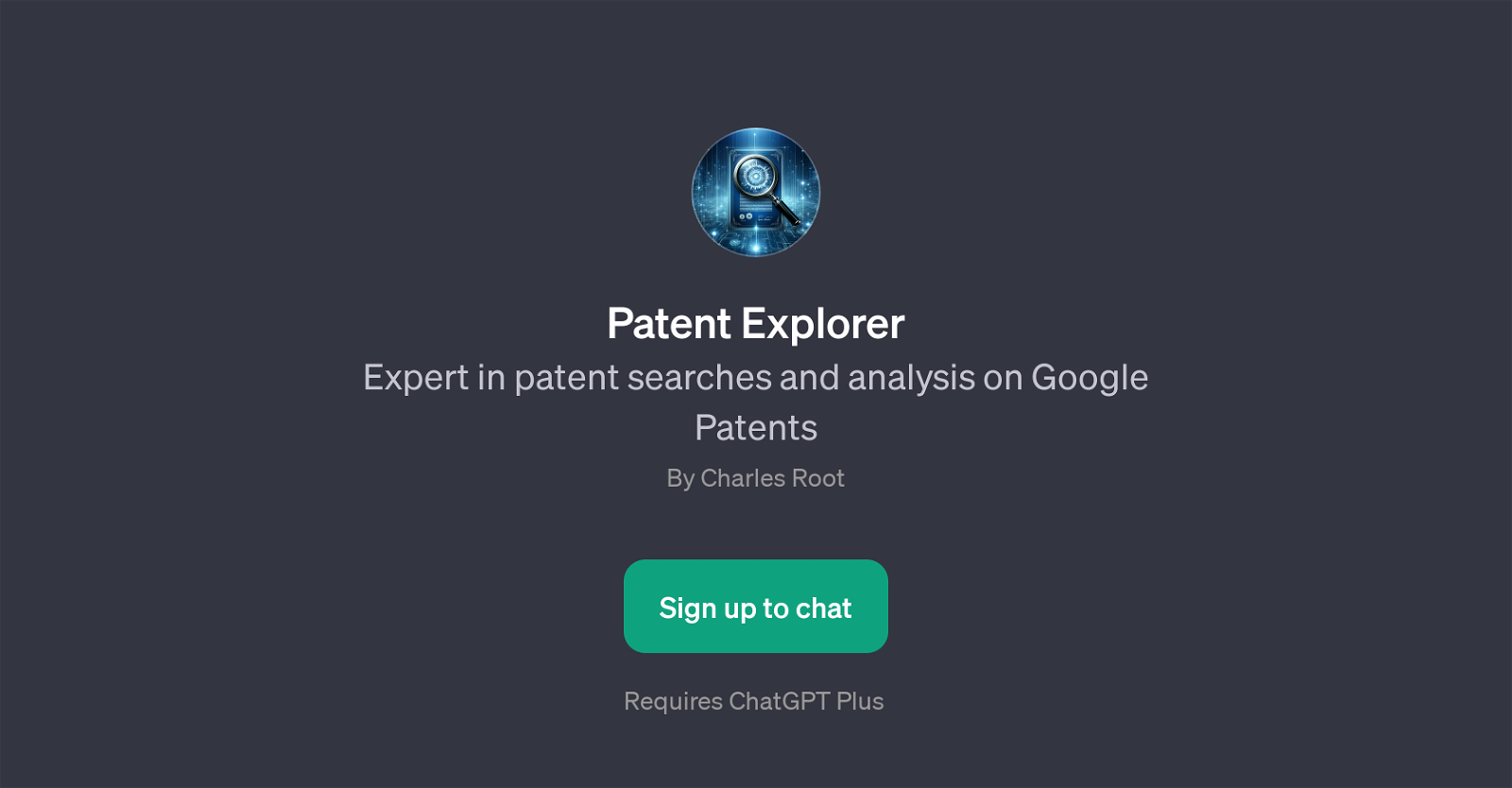 Patent Explorer website