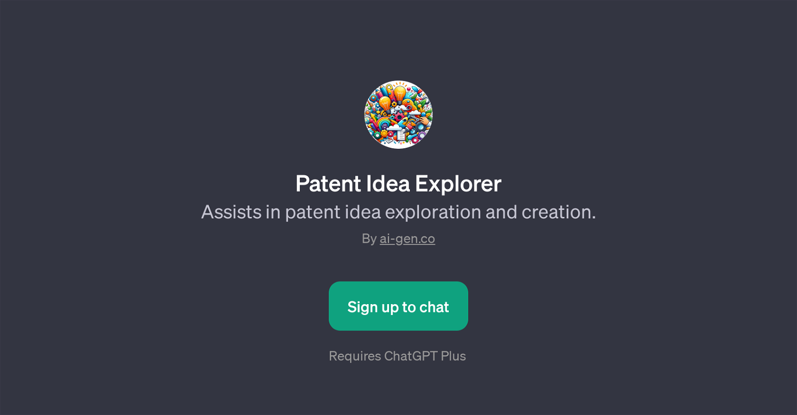 Patent Idea Explorer website