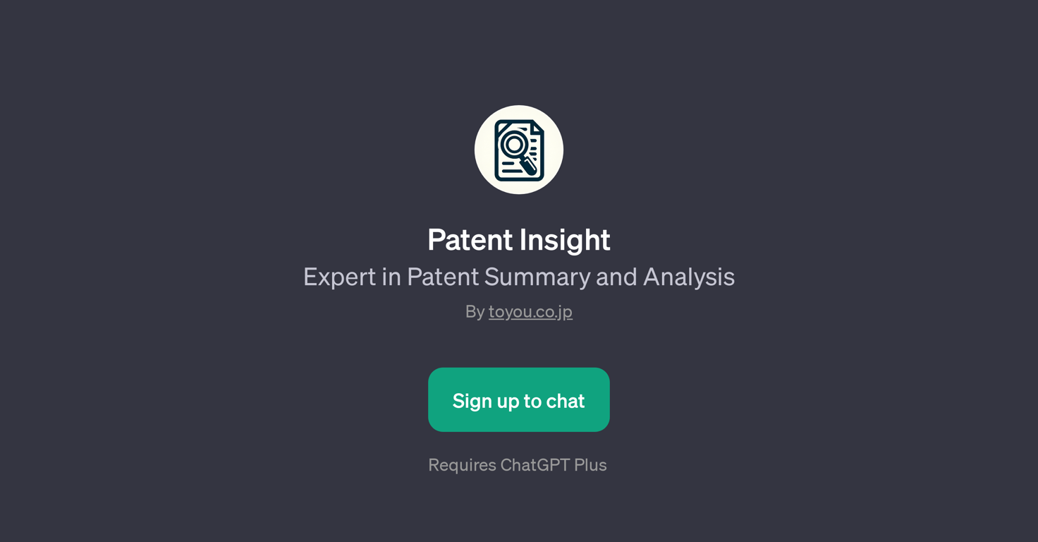Patent Insight website