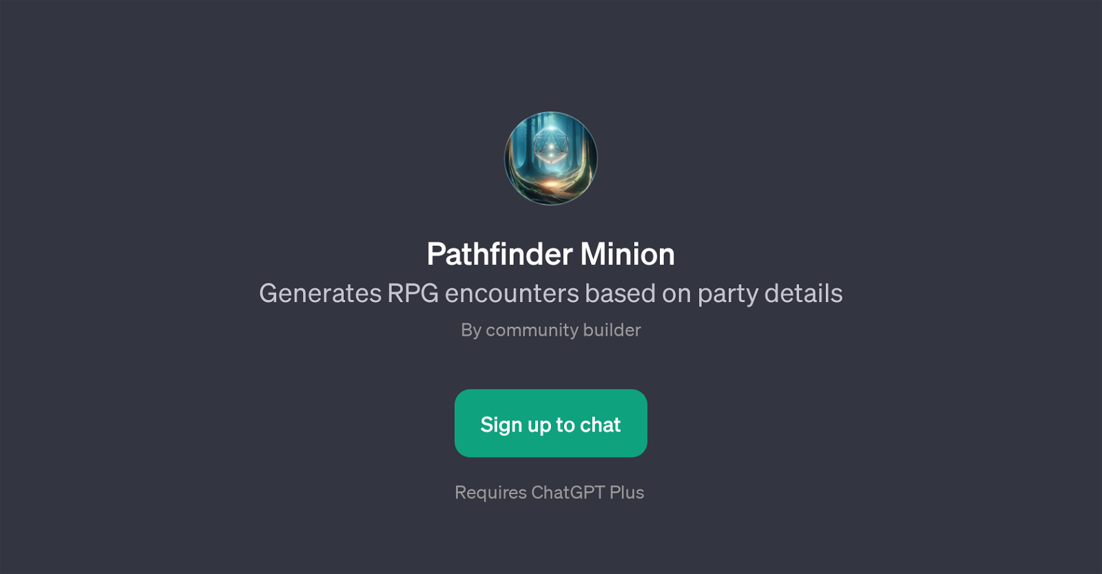 Pathfinder Minion website