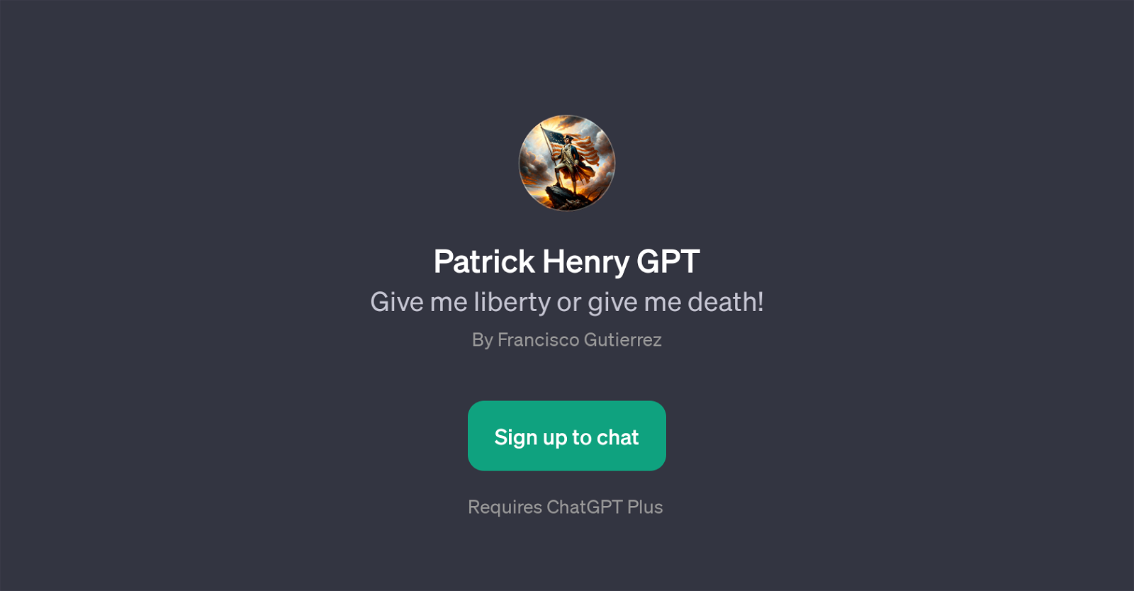 Patrick Henry GPT website