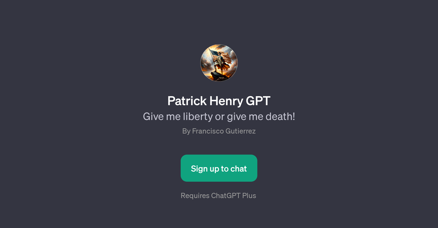 Patrick Henry GPT website