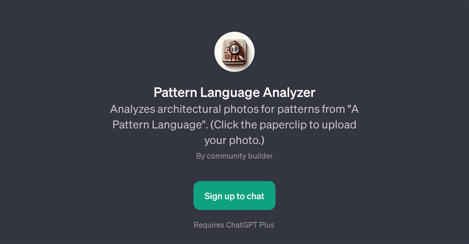 Pattern Language Analyzer website