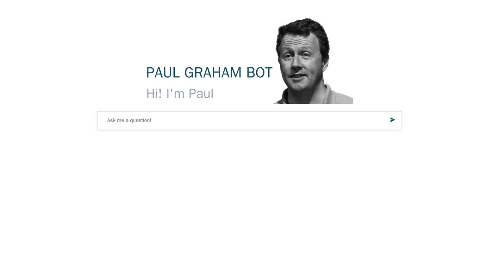 Paul Graham bot website