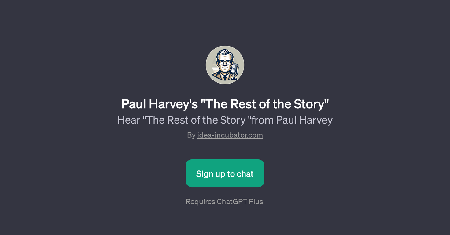 Paul Harvey's 'The Rest of the Story' website