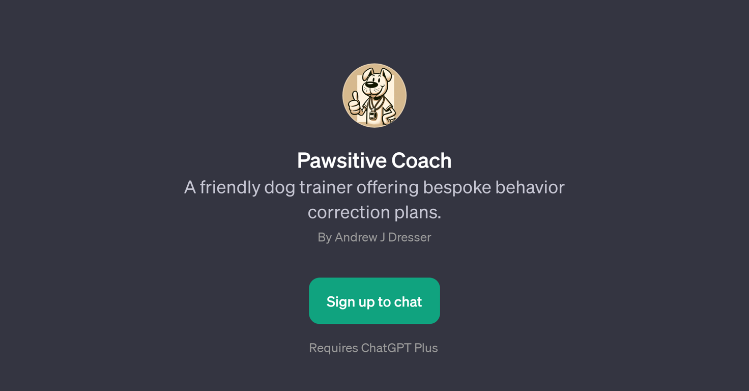 Pawsitive Coach website