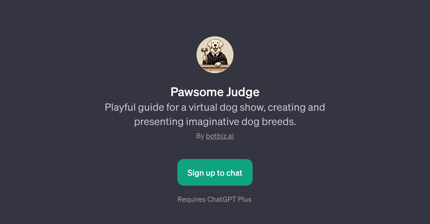 Pawsome Judge website