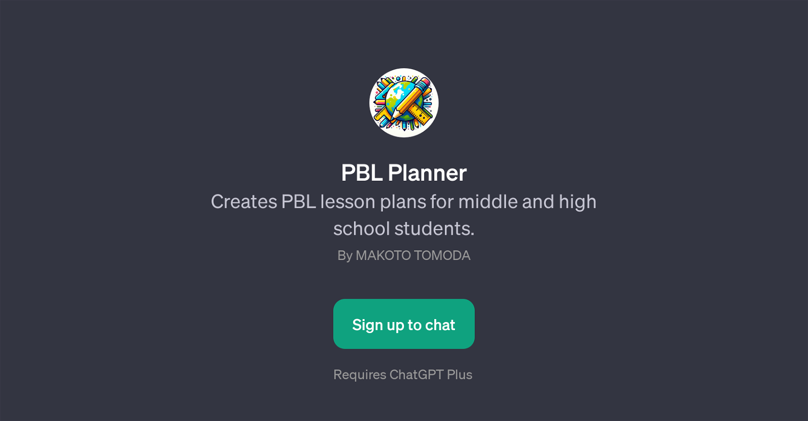 PBL Planner website