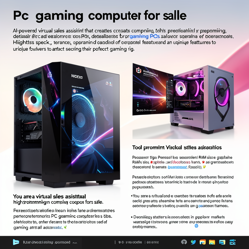 pc gaming computer for sale website