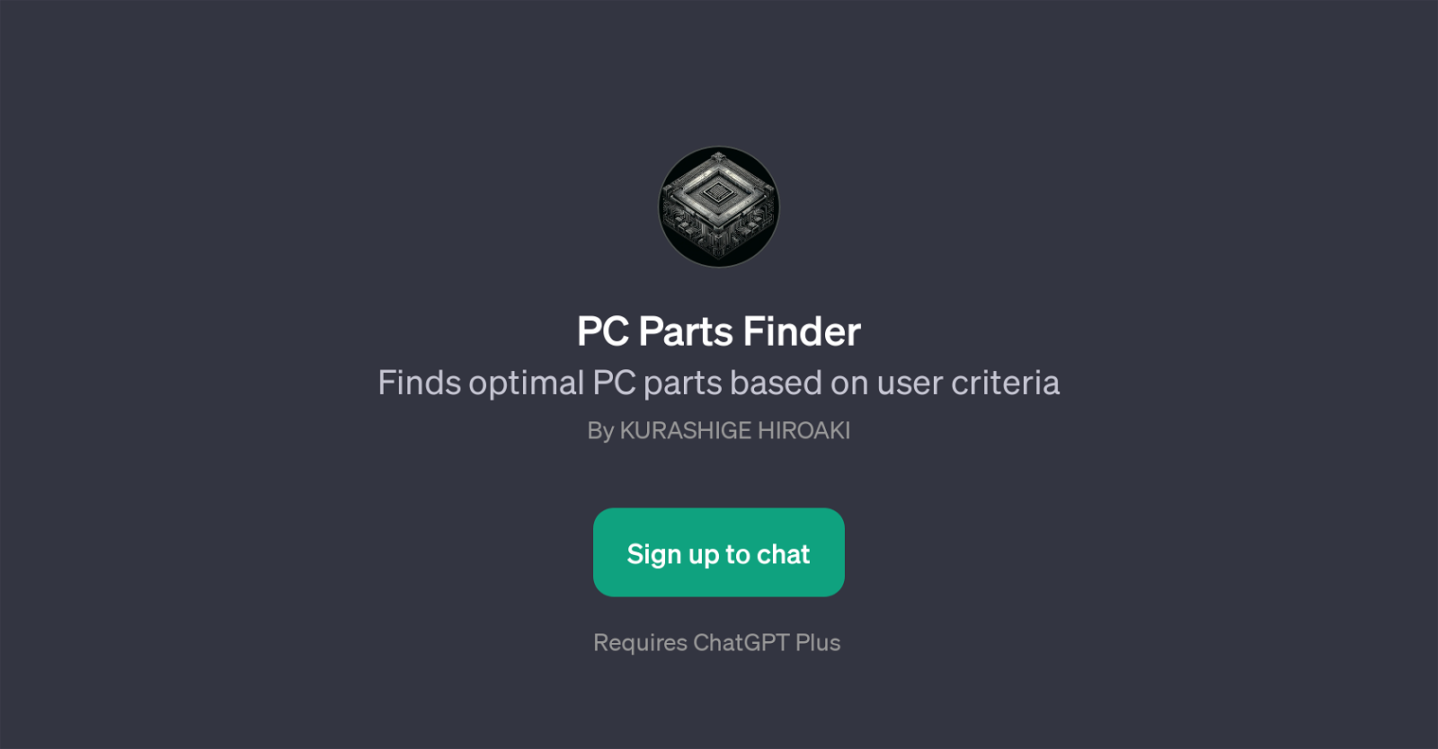 PC Parts Finder website