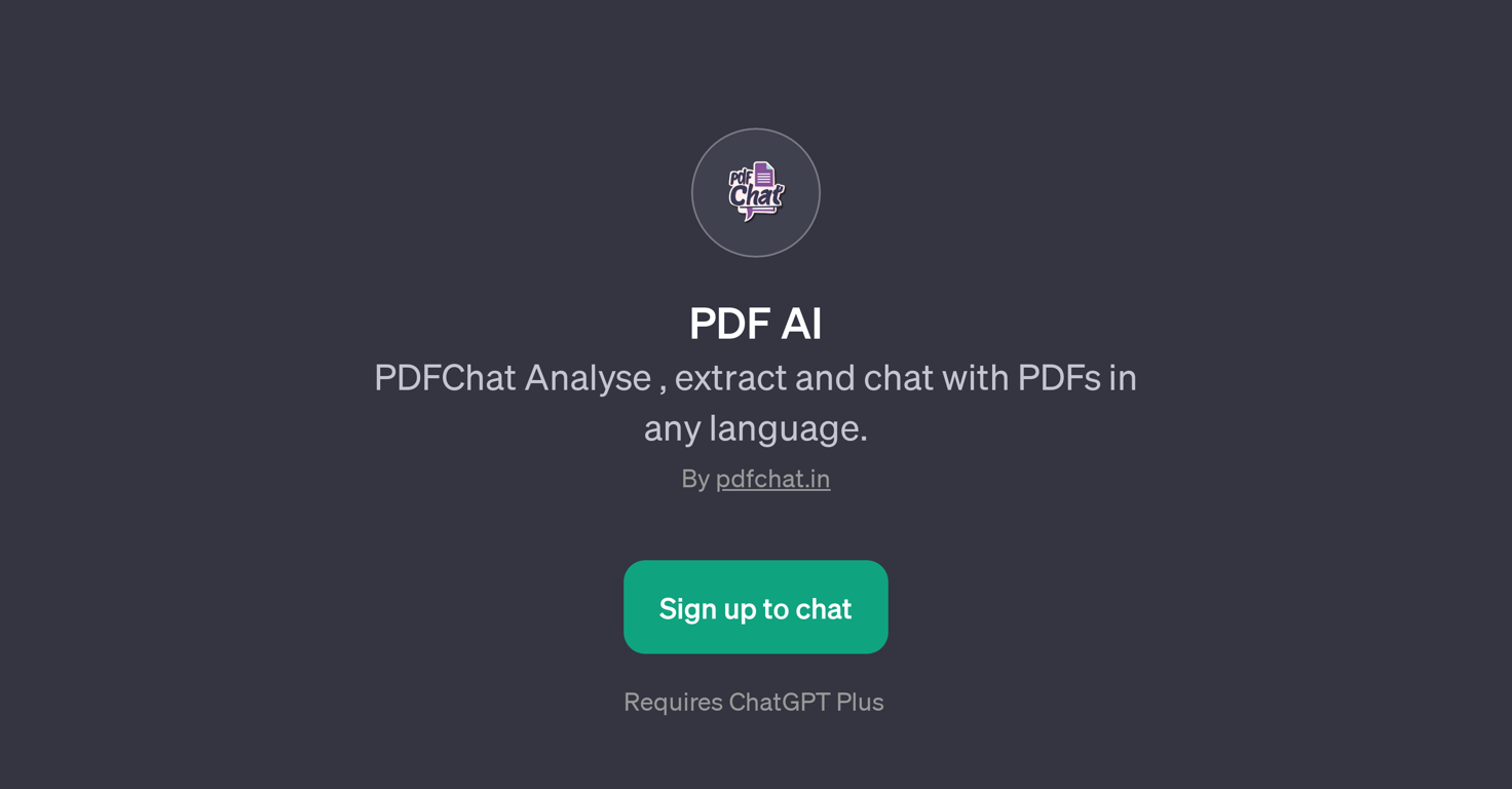 PDF AI website