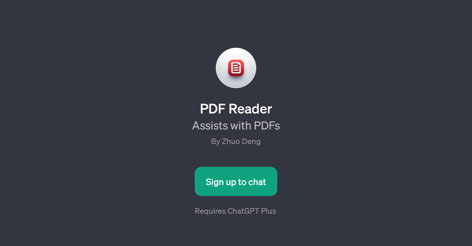 PDF Reader website