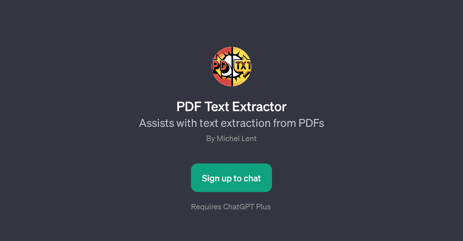 PDF Text Extractor website