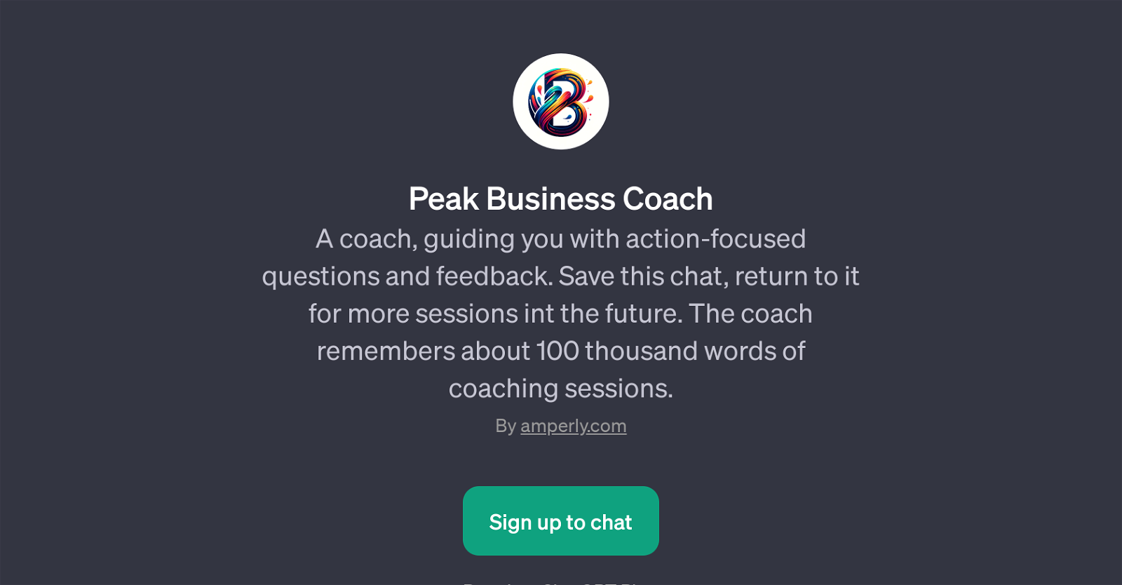 Peak Business Coach website