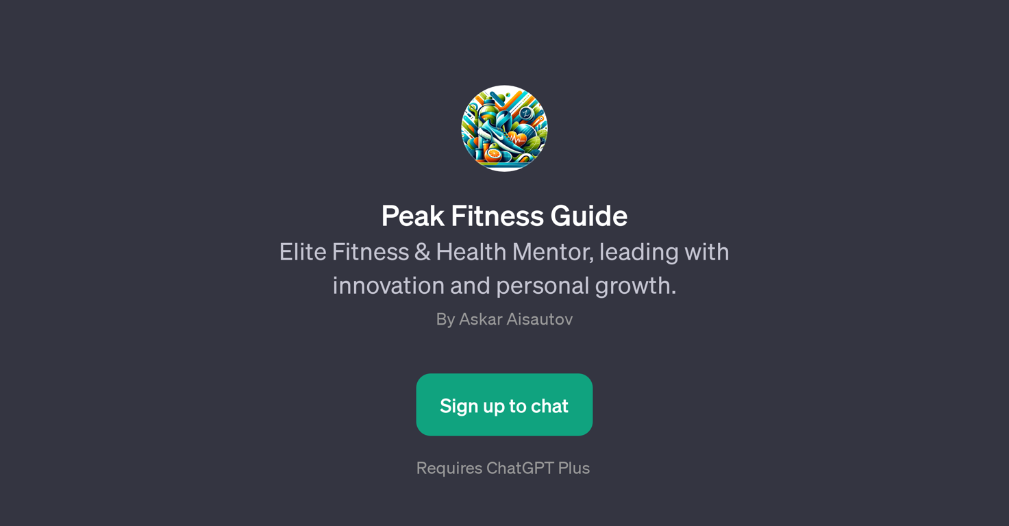 Peak Fitness Guide website