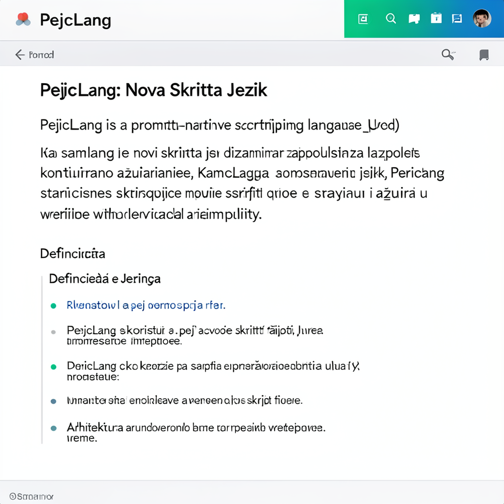 PejicLang website
