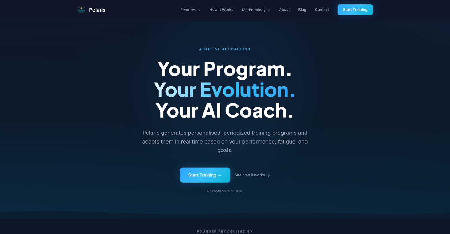 Pelaris website