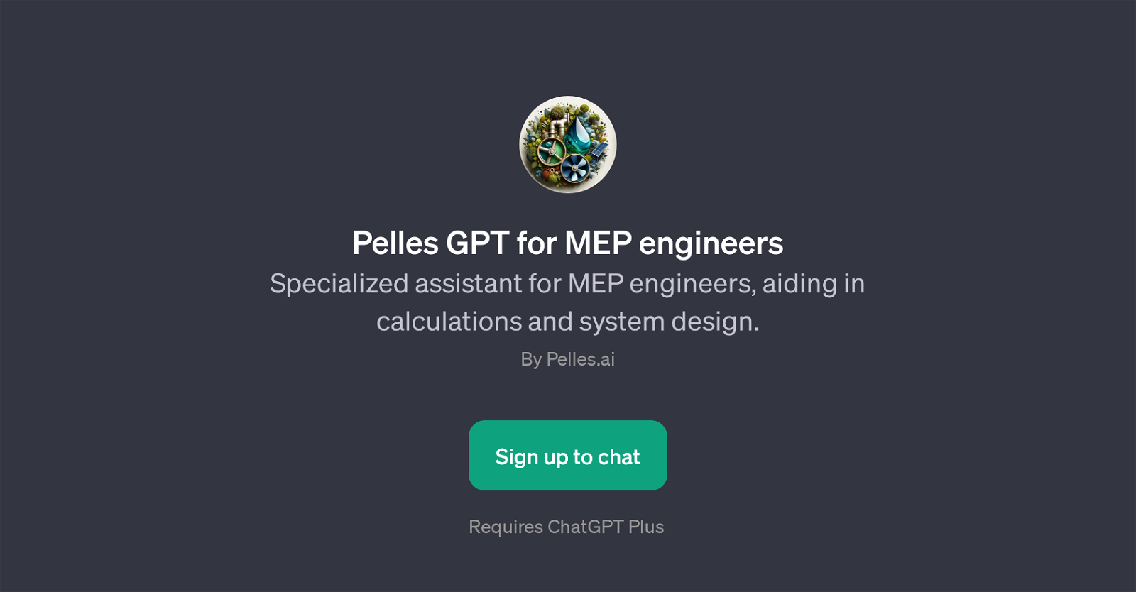 Pelles GPT for MEP engineers website