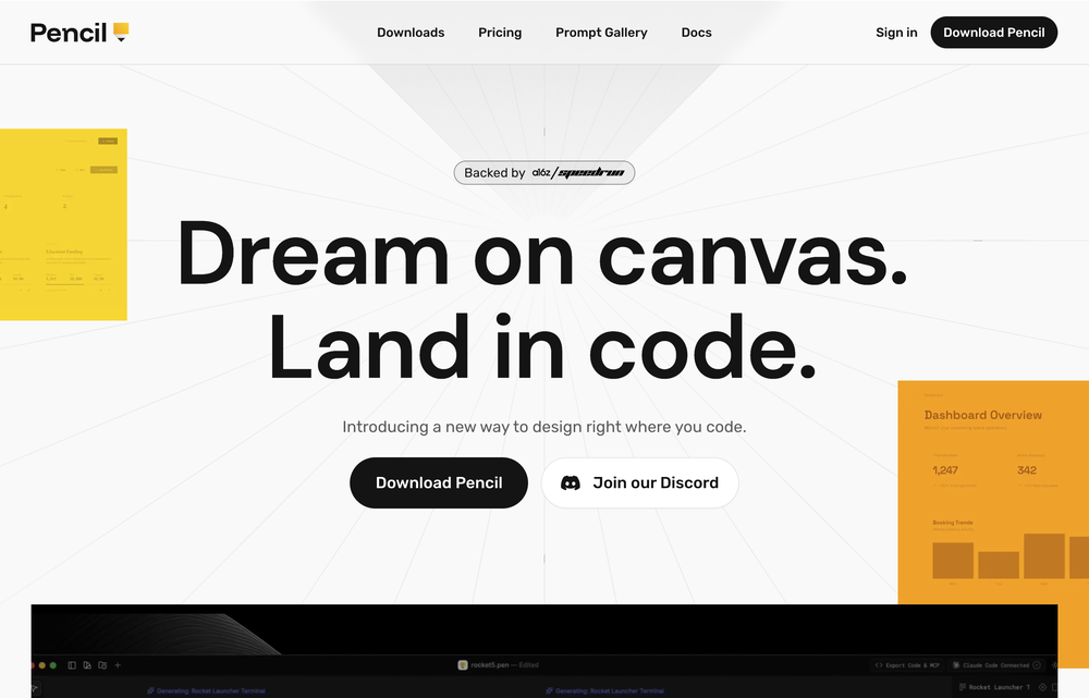 Pencil website