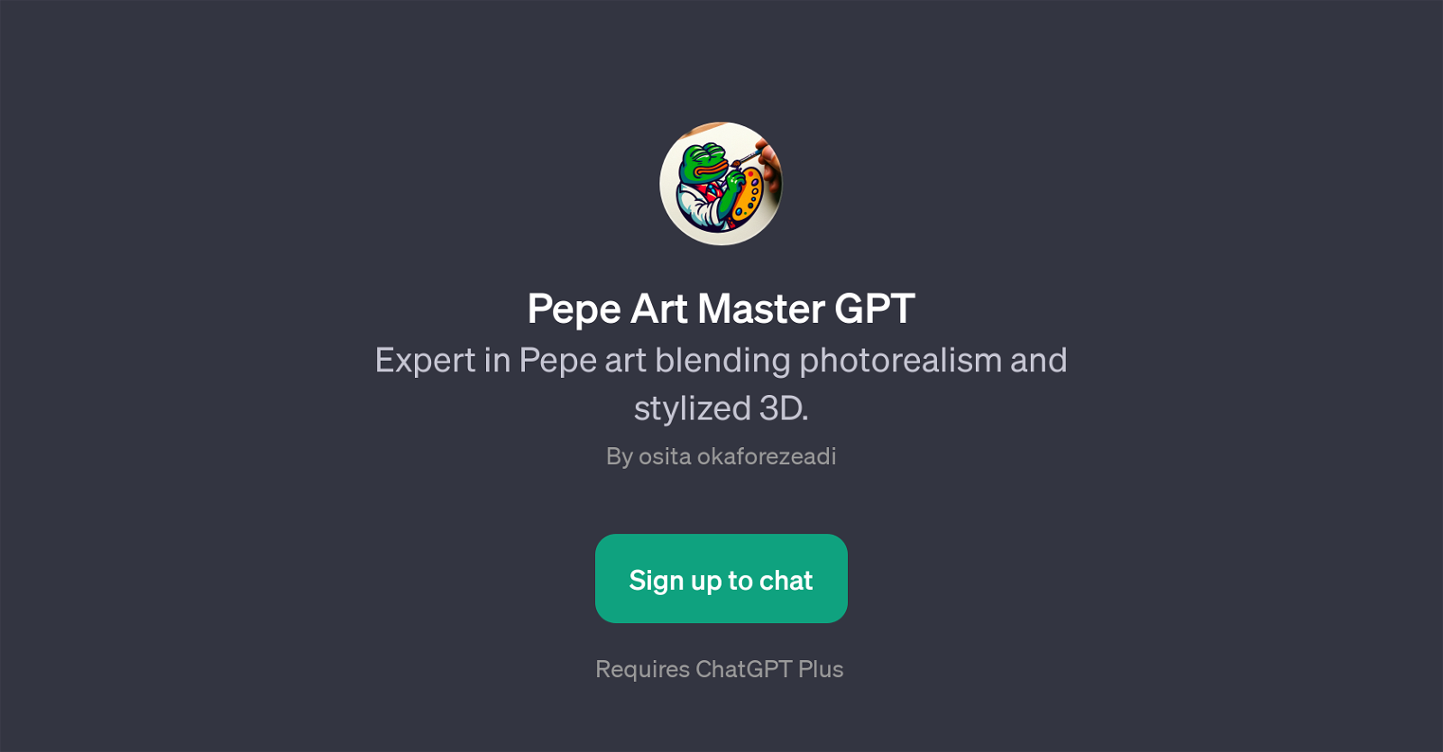 Pepe Art Master GPT website