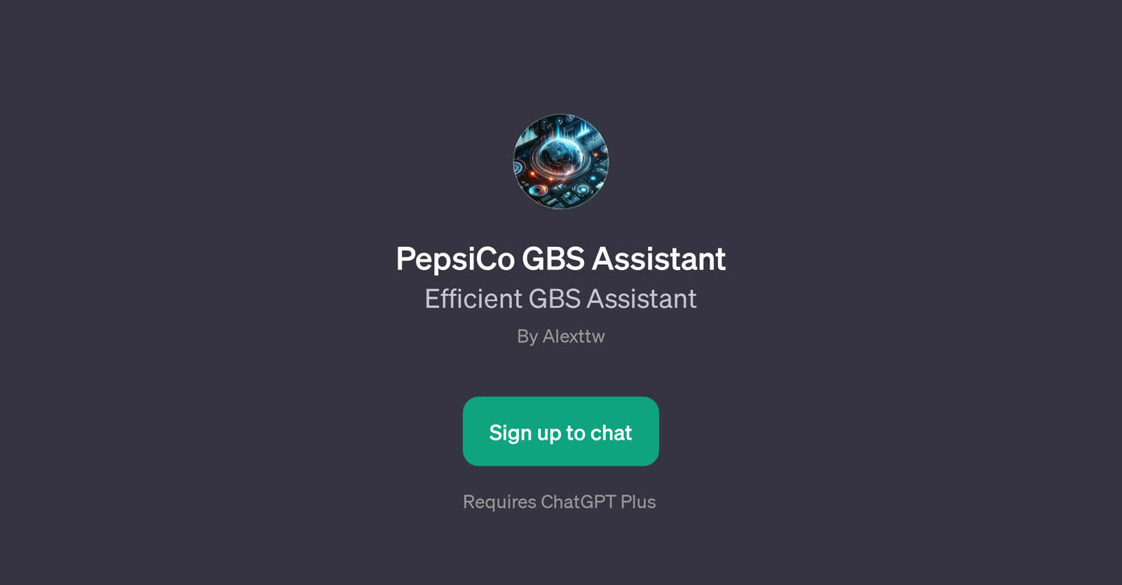 PepsiCo GBS Assistant website
