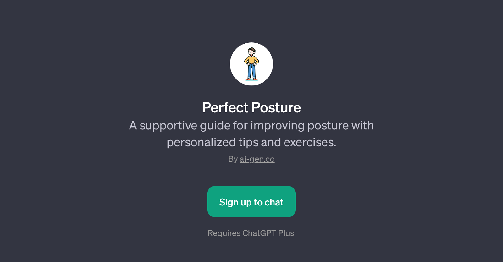 Perfect Posture website