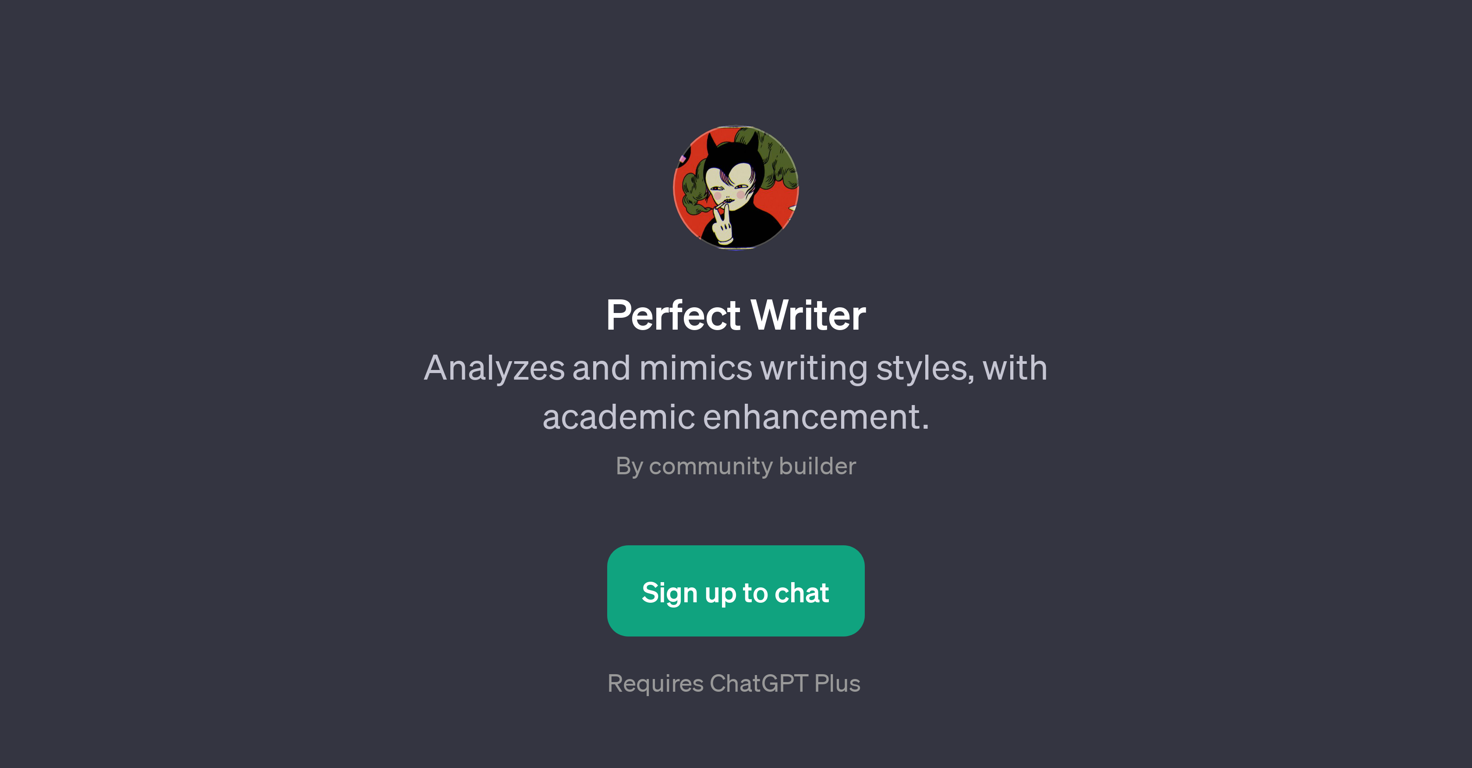 Perfect Writer website